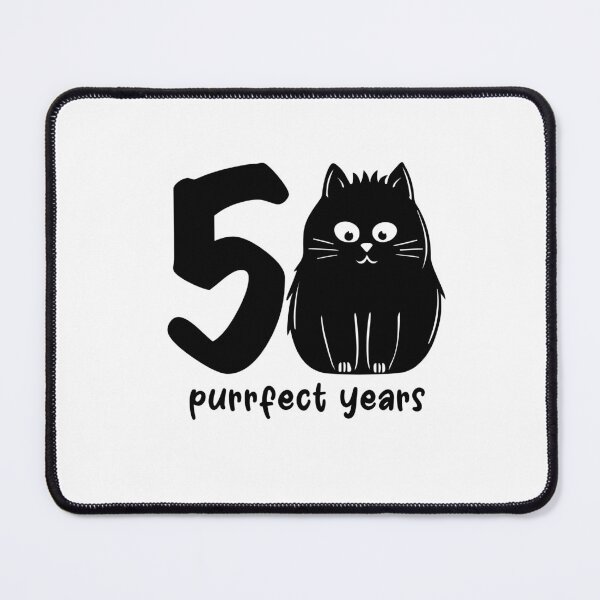 Item preview, 50 really purrfect years designed and sold by kolebridesign.