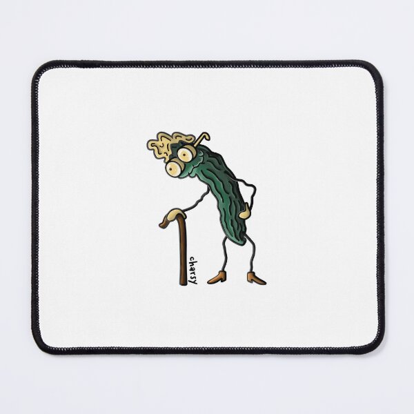 Item preview, Cute cucumber cartoon character - kitchen food art for chefs and gardeners designed and sold by CharsyArt.