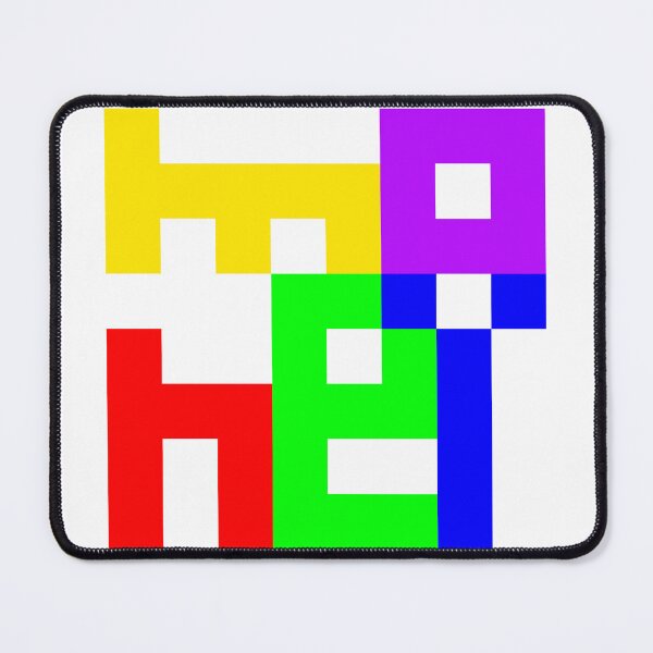 Aperçu de l'œuvre Argent Pixels 8bidou Text Art créée et vendue par ColorByBlank.