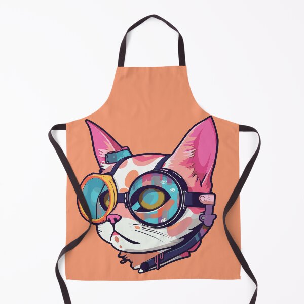 Item preview, Futuristic Multicolor Cats #5 summer designed and sold by SOVISART.