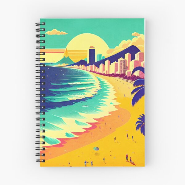 Item preview, Ipanema Beach Scene designed and sold by ArtFactoryAI.