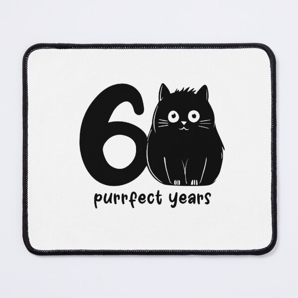 Item preview, 60 really purrfect years designed and sold by kolebridesign.