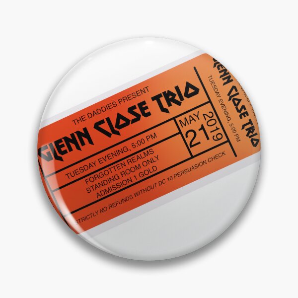 Item preview, Glenn Close Trio Concert Ticket designed and sold by Spaghetti-hoes.