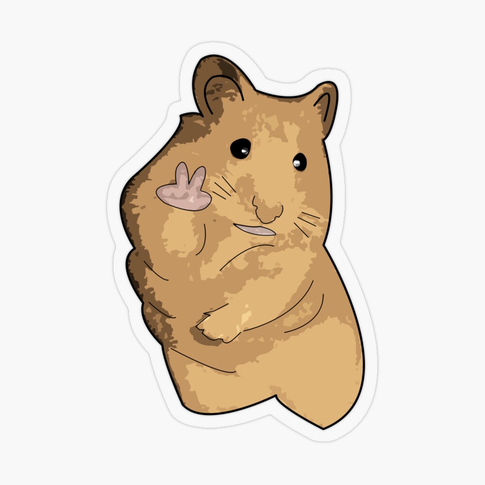 Peaceful Hamster Art Print for Sale by onlyheba | Redbubble