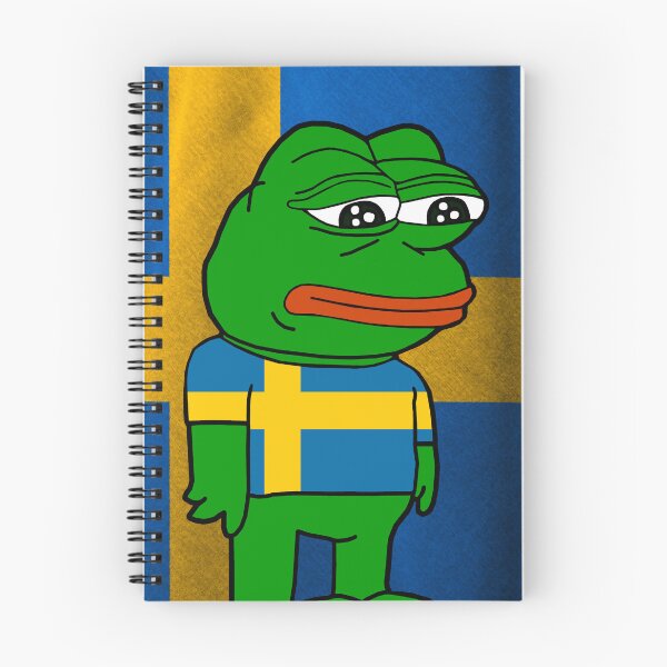 Artikelvorschau, Trauriger schwedischer Pepe entworfen und verkauft von Slav-Art.