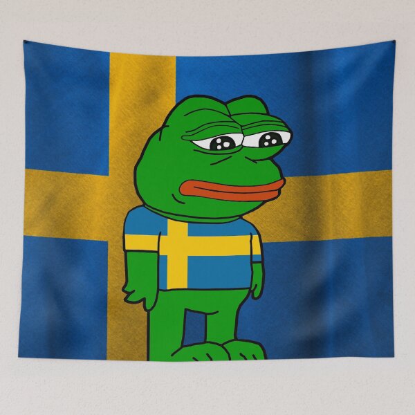 Item preview, Sad Swedish Pepe designed and sold by Slav-Art.