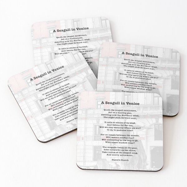 Item preview, A Seagull in Venice Poem designed and sold by Pamela Storch.