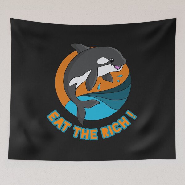 Item preview, Orca Eat The Rich designed and sold by Tameink.