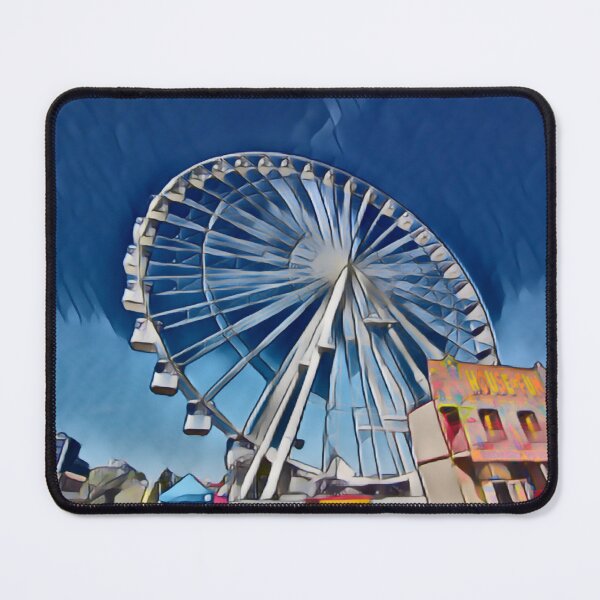 Item preview, Ferris Wheel In Retro Pop designed and sold by Fearless-Fox.