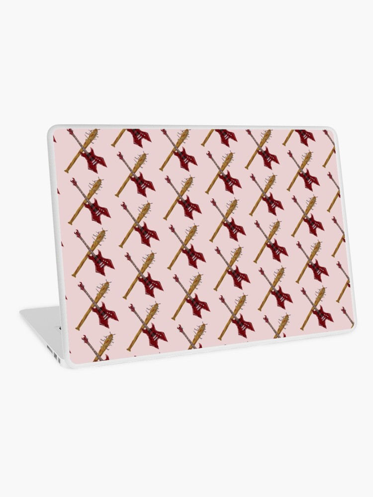 Nail Bat and Guitar Laptop Skin for Sale by Brittanywayart