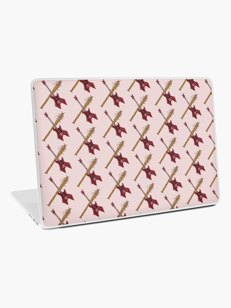 Nail Bat and Guitar Laptop Skin for Sale by Brittanywayart