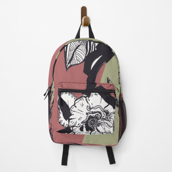 Item preview, Rhino And Flower Abstract designed and sold by Meriartshop.