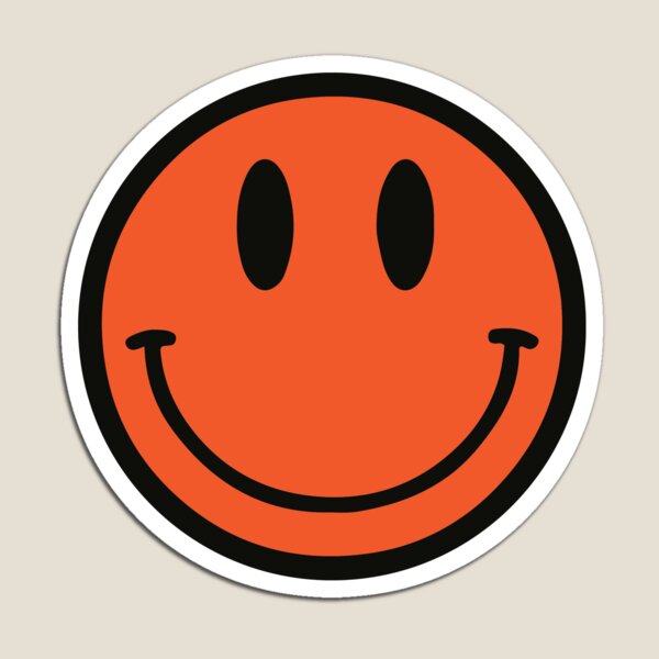 Item preview, Adorable Orange Smiley designed and sold by Stickerfy1.