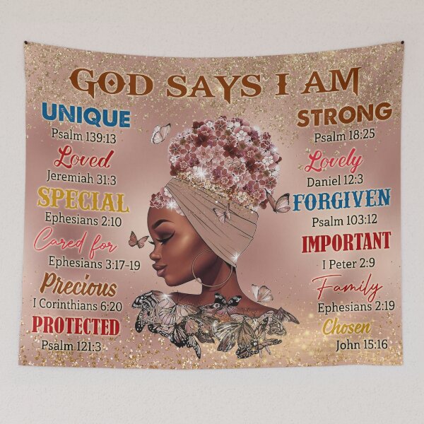 Item preview, God says i am designed and sold by melaninblack.