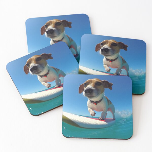 Item preview, Jack russell terrier dog on a sup board. Summer sport. designed and sold by anytka.