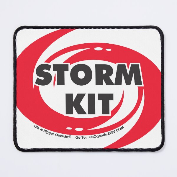 Item preview, Storm Kit Hurricane Sticker- Weatherproof! designed and sold by Jay Kenton Manning.