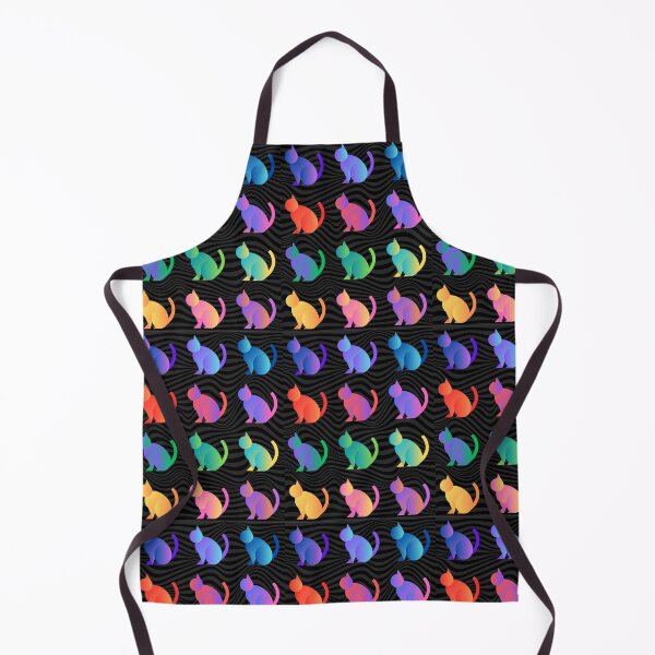 Item preview, Multicolor and psychedelic cat designed and sold by CRISTH02.