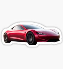 Tesla Roadster Sticker