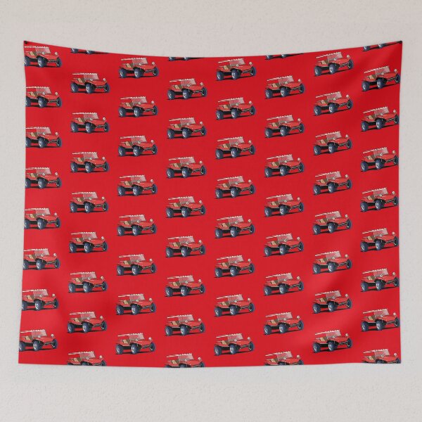 Item preview, Red Beach Buggy designed and sold by Webazoot Industries - Car Art.