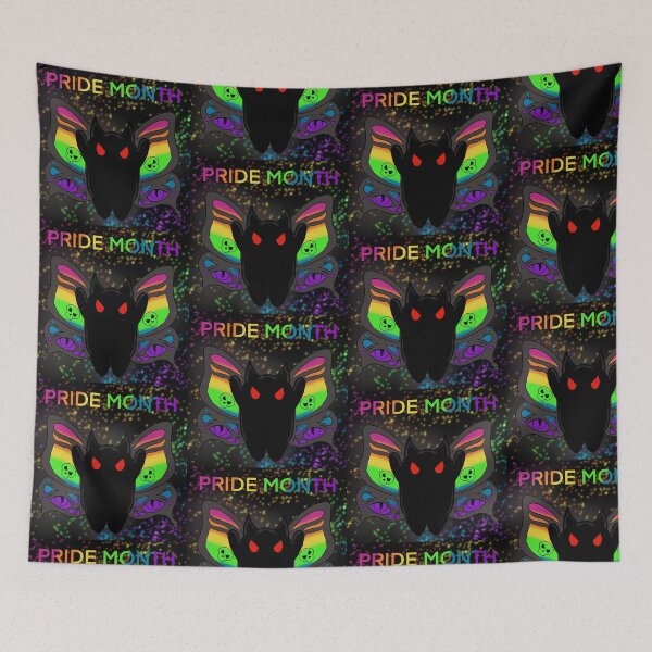 Item preview, Pride Month MothMan  designed and sold by ZombieCheshire.