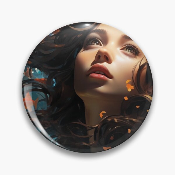 Item preview, Mermaid with fish designed and sold by WilbDigital.