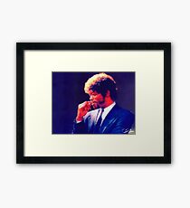 Jules Winnfield Samuel L Jackson Framed Print
