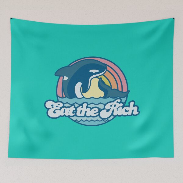Item preview, Orcas eat the rich designed and sold by remerasnerdas.
