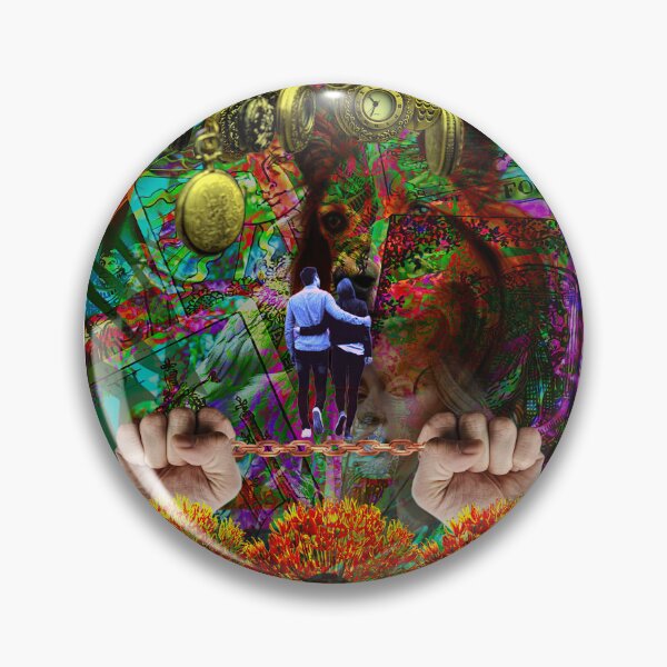 Item preview, "Time Is The Real Bandit" Digital Collage Art designed and sold by Raven’s Wing Studio.
