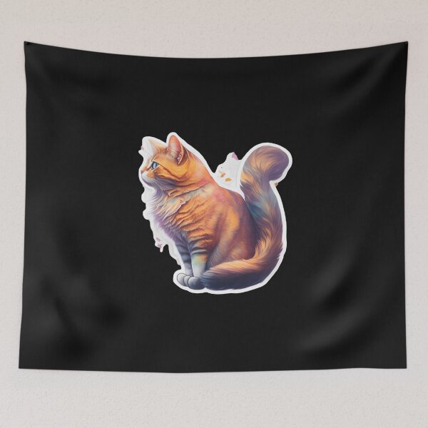 Item preview, Manx Cat (Sticker and Print Out) designed and sold by Sir Elgin Ortiz.