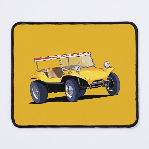 Item preview, Yellow Beach Buggy designed and sold by Webazoot Industries - Car Art.