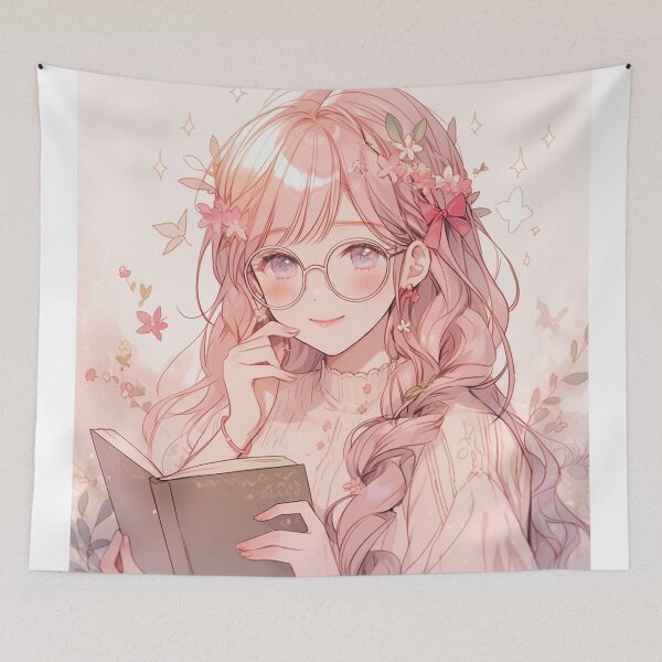 Item preview, Cute Bookworm designed and sold by Lofi-Universe.