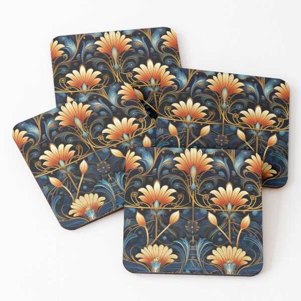 Item preview, Art Nouveau Seamless Pattern: "The Garden of Delights designed and sold by gsgdigital.
