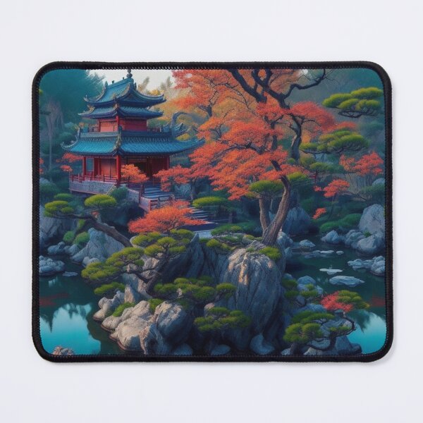 Item preview, Peaceful Chinese garden designed and sold by Rothnaric.