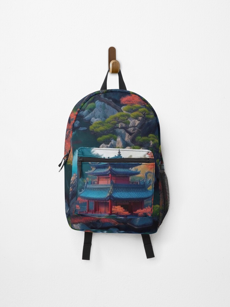 Thumbnail 1 von 3, Rucksack, Peaceful Chinese garden designt und verkauft von Rothnaric.