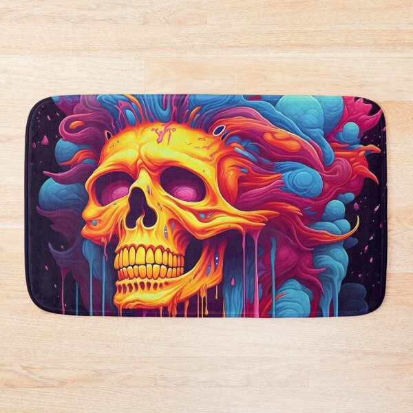 Item preview, Psychedelic Dripping Art Skull 8 designed and sold by Maxouniverse.