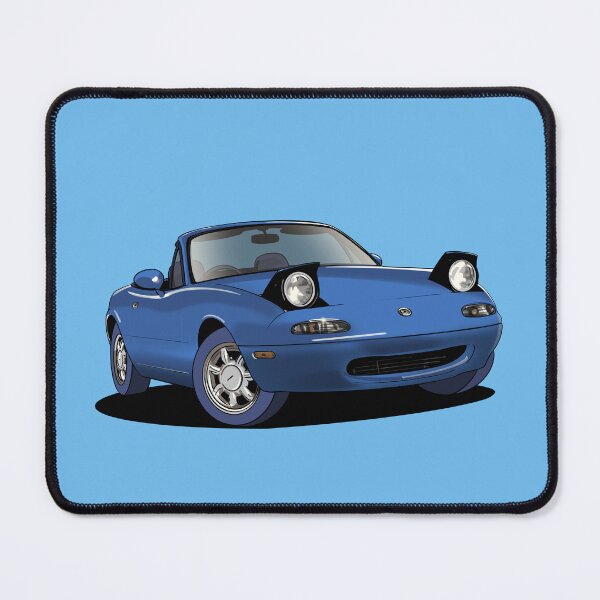 Item preview, MX-5 Mazda Miata MK.1 in blue designed and sold by Webazoot Industries - Car Art.