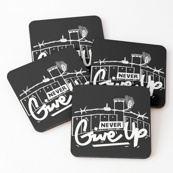 Item preview, Never Give Up Remove the Apartheid Wall Free Palestine -wht designed and sold by Hurriyyatee.