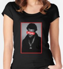 Roy Woods Supreme Graphic Women's Fitted Scoop T-Shirt