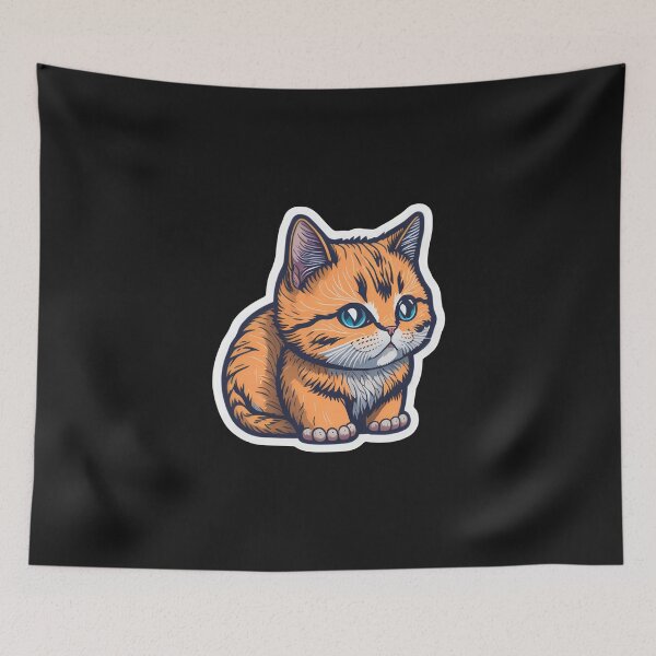 Item preview, Munchkin Cat (Sticker and Print Out) designed and sold by Sir Elgin Ortiz.