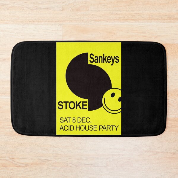 Item preview, Sankeys Stoke Acid House Party Poster designed and sold by iconatastic.
