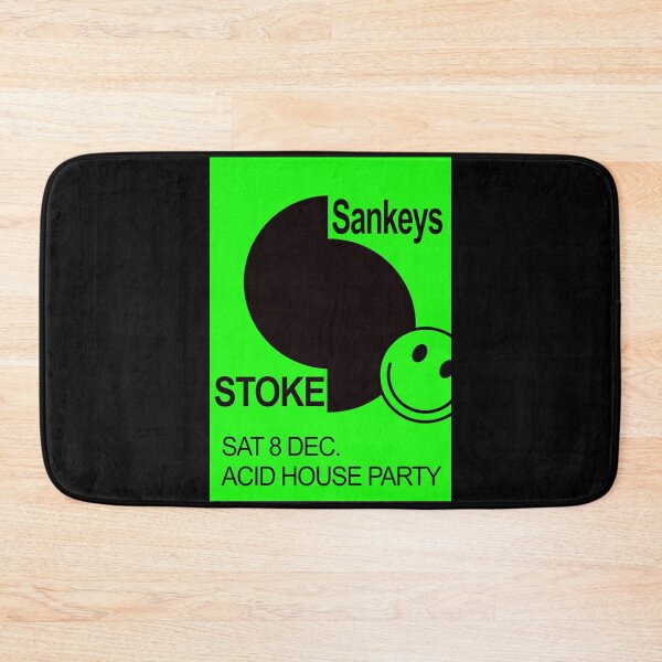 Item preview, Sankeys Stoke Acid House Party Poster designed and sold by iconatastic.