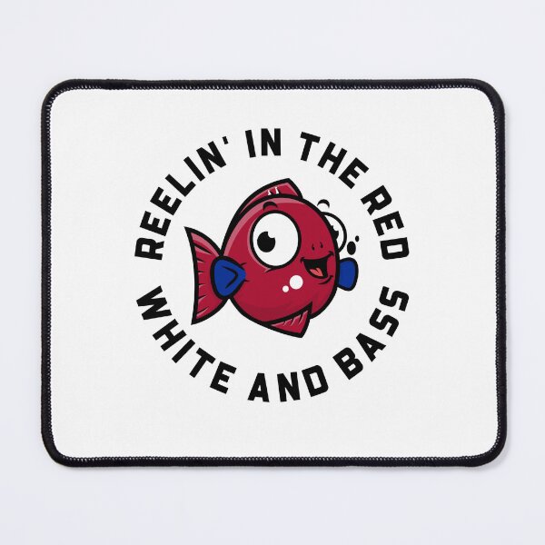 Item preview, Reelin Smallmouth Bass | Funny Fishing Gift | 4th July Patriotic Fisherman designed and sold by lildoodleshirts.