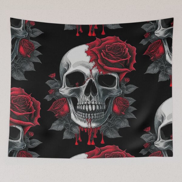 Item preview, Skull and Roses designed and sold by sergeibz.