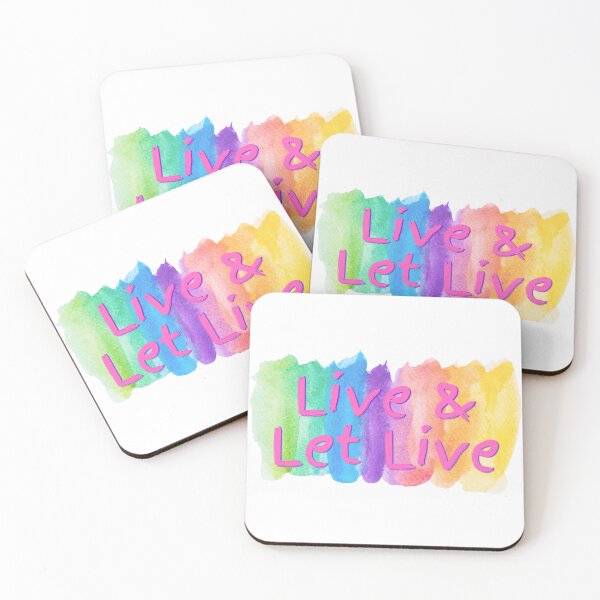 Item preview, Words to Live By: Live & Let Live designed and sold by BreezyBalloon.