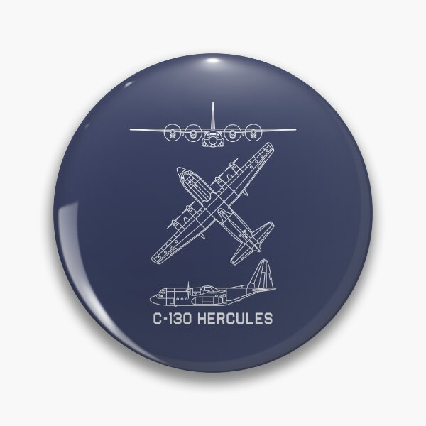Item preview, C-130 Hercules American Military Transport Aircraft Plane Blueprints Diagrams designed and sold by MilitaryMart.