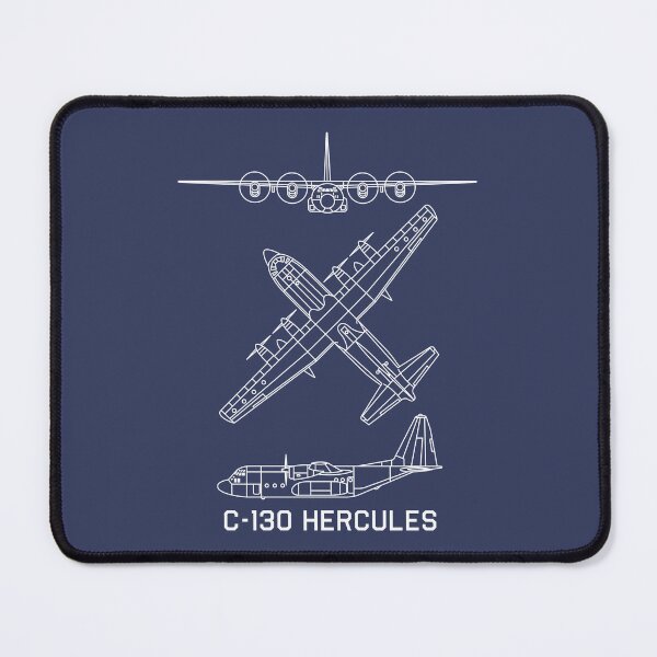 Item preview, C-130 Hercules American Military Transport Aircraft Plane Blueprints Diagrams designed and sold by MilitaryMart.