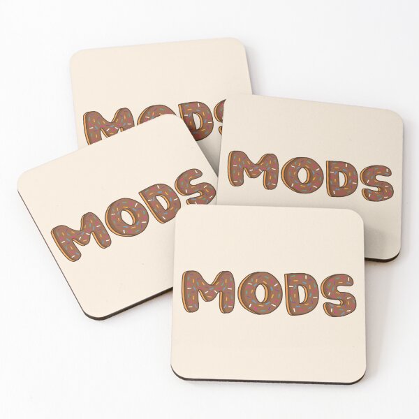 Item preview, Mods Word Shaped Like Chocolate Donuts  designed and sold by ITCHAWAWAA.