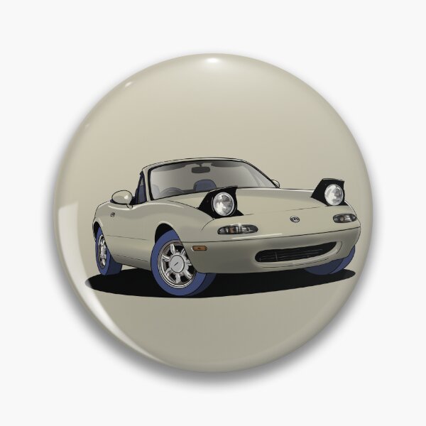 Artikelvorschau, Mazda MX5 in Silber entworfen und verkauft von Webazoot Industries - Car Art.