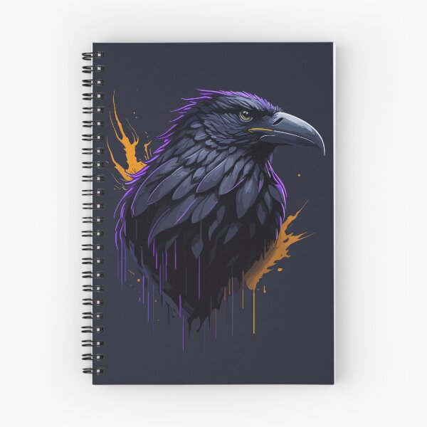 Item preview, Raven Paintsplash designed and sold by TrickstersTrove.