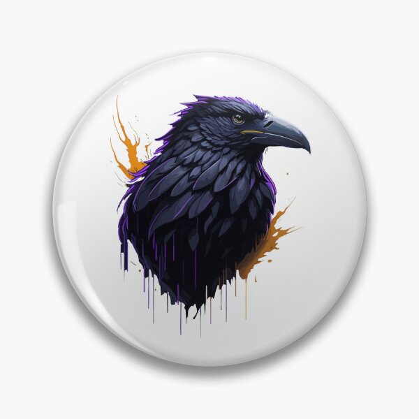 Item preview, Raven Paintsplash designed and sold by TrickstersTrove.